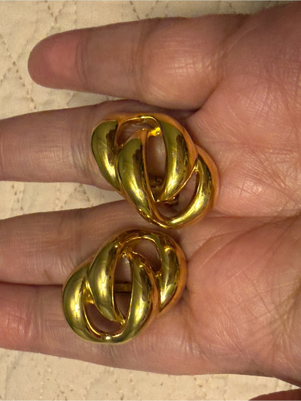 Napier Vintage Gold-Tone Twisted Loop Clip Earrings - Women's Jewelry